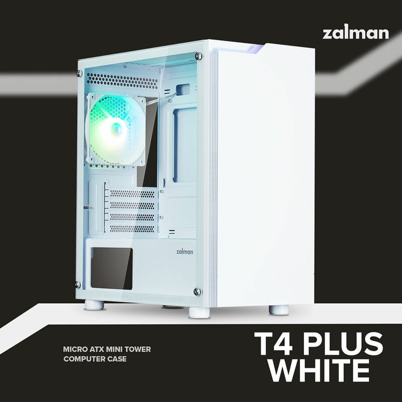 Корпус Zalman T4 Plus White (T4PLUSWHITE) без БЖ