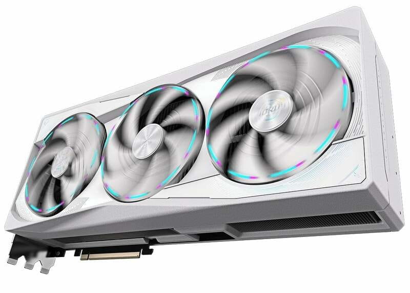 Видеокарта GF RTX 5090 32GB GDDR7 Aorus Master Ice Gigabyte (GV-N5090AORUSM ICE-32GD)