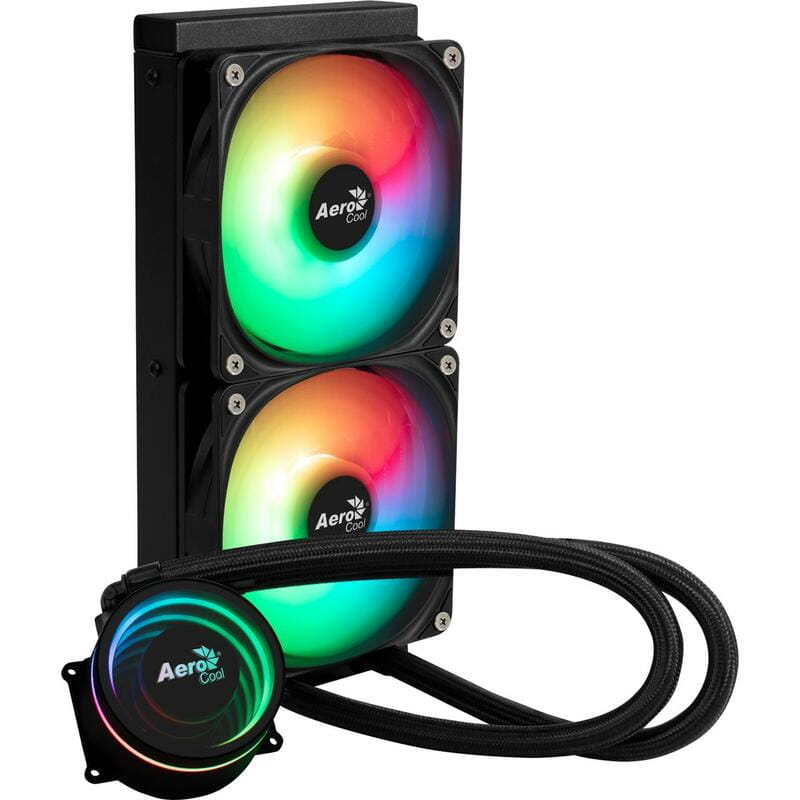 Система водяного охлаждения AeroCool Oasis L240 Black (ACLA-OA24117.11)