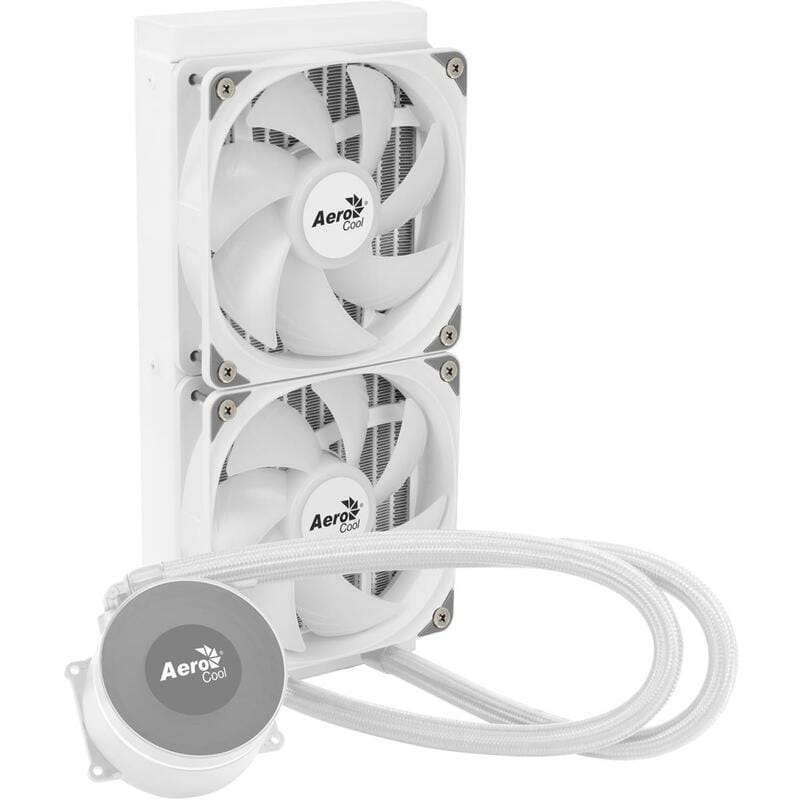 Система водяного охлаждения AeroCool Oasis L240 White (ACLA-OA24117.21)
