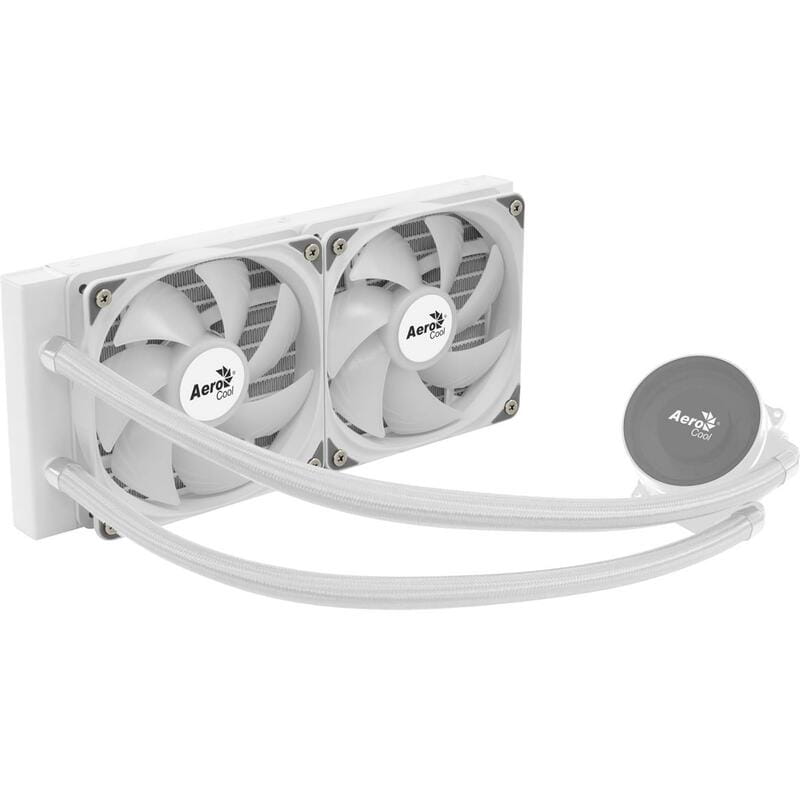 Система водяного охлаждения AeroCool Oasis L240 White (ACLA-OA24117.21)