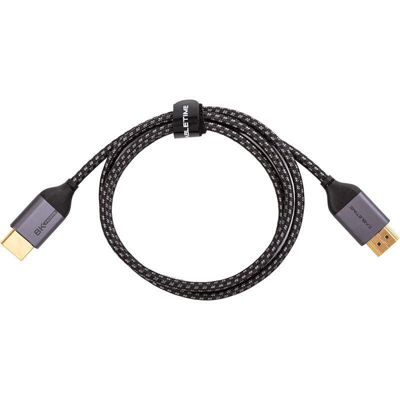 Кабель Cabletime HDMI - HDMI 2.1V (M/M), 32AWG, 8K Ultra HD, 1м (CA914661)
