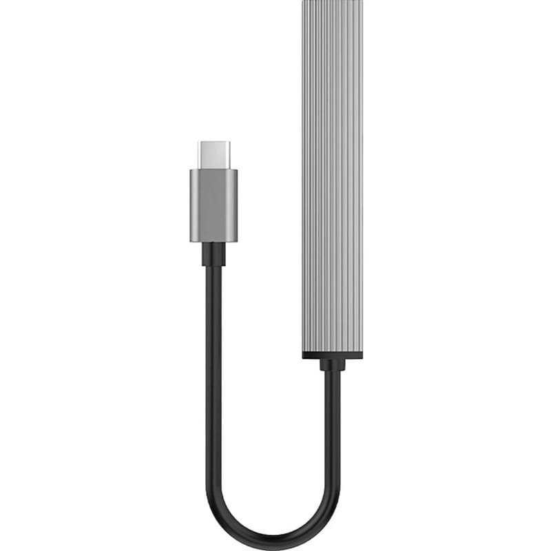 USB-хаб Orico AH-13-GY-BP USB Type-C 4-в-1 (CA913534)