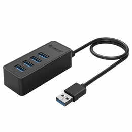 USB-хаб Orico W5P-U3-100-BK-PR 4 ports Black (CA911264)