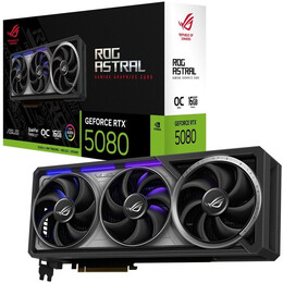 Відеокарта GF RTX 5080 16GB GDDR7 ROG Astral Gaming OC Asus (ROG-ASTRAL-RTX5080-O16G-GAMING)
