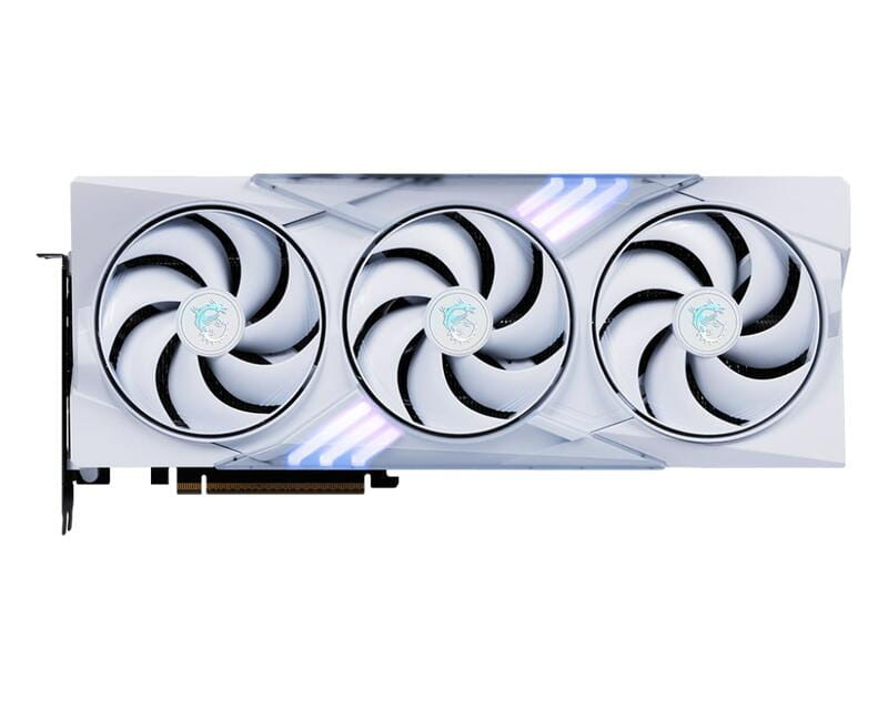 Видеокарта GF RTX 5070 12GB GDDR7 Gaming Trio White MSI (GeForce RTX 5070 12G GAMING TRIO WHITE)