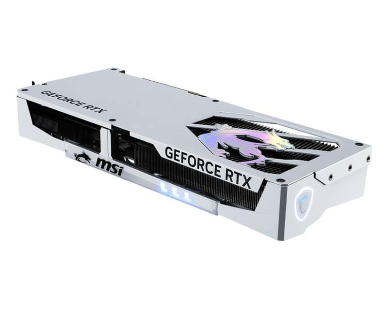 Видеокарта GF RTX 5070 12GB GDDR7 Gaming Trio White MSI (GeForce RTX 5070 12G GAMING TRIO WHITE)