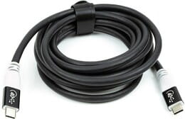 Кабель San Guan USB Type-C - USB Type-C (M/M) PD 100W, 40Gbps, 3 м Black (CA914135)