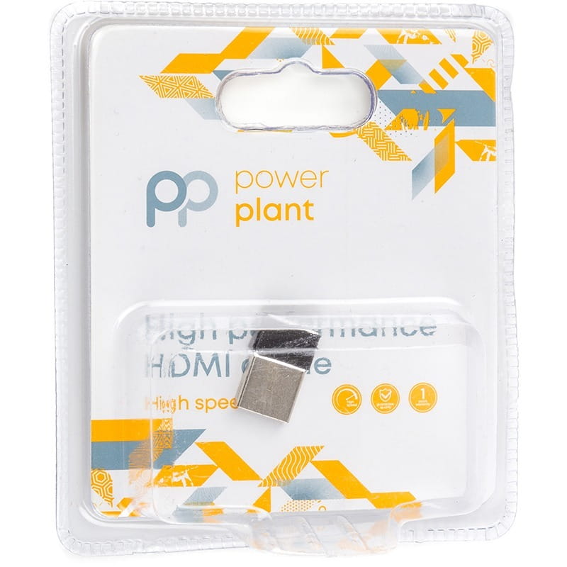 Адаптер PowerPlant USB Type-C - USB (F/M) Black (CA913107)