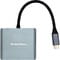 Фото - Адаптер Blueendless USB Type-C - 2xHDMI (M/F) Grey (CA913831) | click.ua