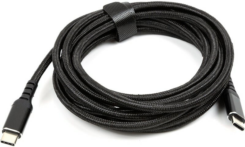 Кабель San Guan USB Type-C - USB Type-C (M/M) PD 60W, 3 м, Black (CA914104)