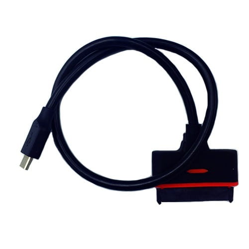 Кабель PowerPlant Sata - USB Type-C Black (HC380114)