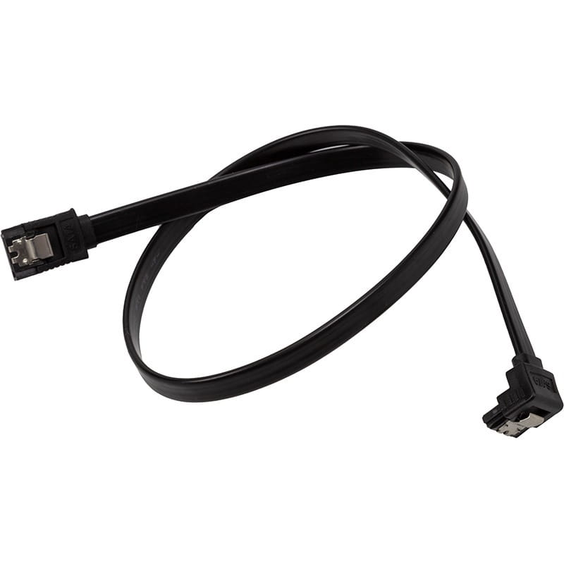Кабель PowerPlant Sata III 0.5 м Black (CA914333)