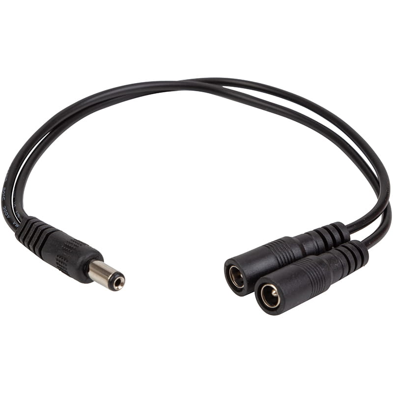 Адаптер PowerPlant DC - 2xDC (M/M), 5.5x2.1мм, Black (CA914890)