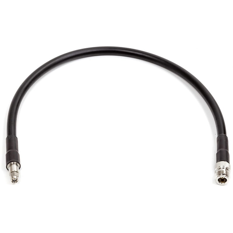 Кабель коаксіальний HiSmart LMR-400, 0.5 м, N-female - RP-SMA-male (TV990665)