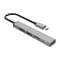 Фото - USB-хаб Orico AH-A12F-GY-BP USB Type-C 3-в-1 Grey (CA913770) | click.ua