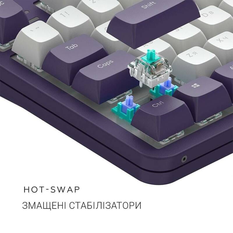 Клавиатура Dark Project ALU87 Violet (DPKB_VIOLET_87_ANSI_UA)