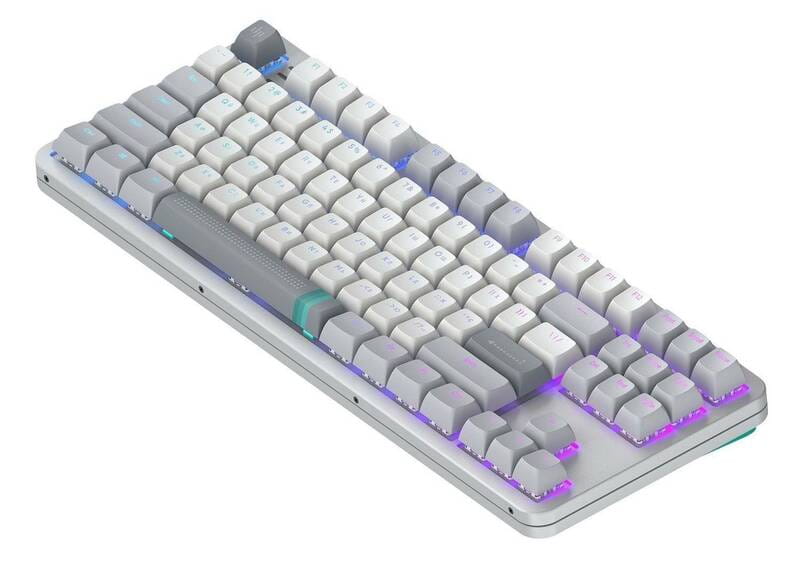 Клавиатура Dark Project ALU87 Daylight White/Grey (DPKB_DAYLIGHT_87_ANSI_UA)