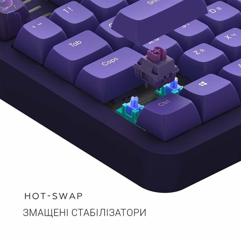 Клавиатура Dark Project ALU87 Celestial Violet (DPKB_CELESTIAL_87_ANSI_UA)