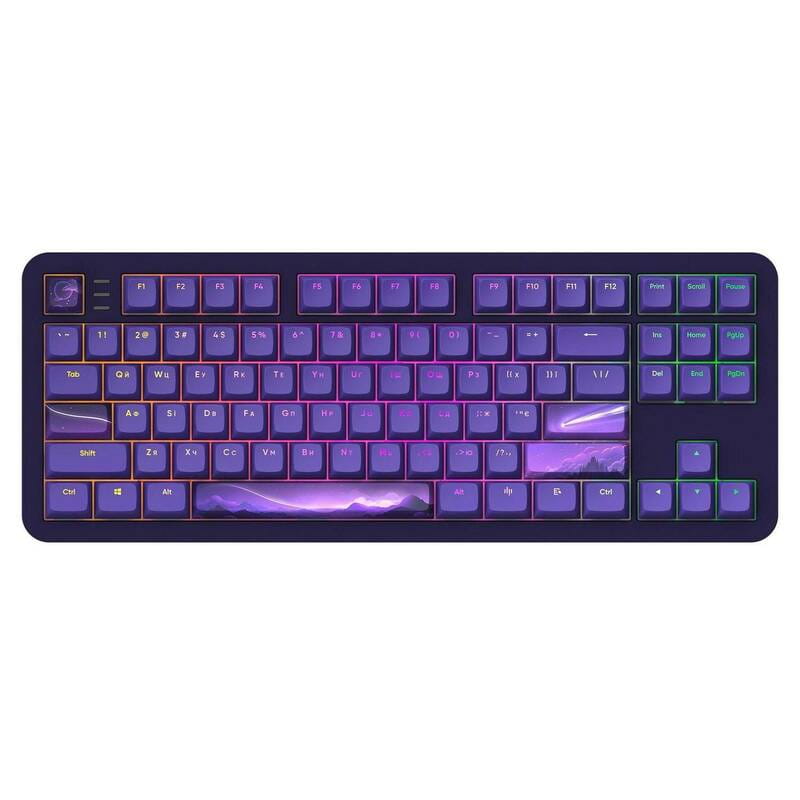 Клавиатура Dark Project ALU87 Celestial Violet (DPKB_CELESTIAL_87_ANSI_UA)