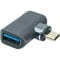 Фото - Адаптер PowerPlant USB Type-C - USB (M/F) Black (CA914319) | click.ua