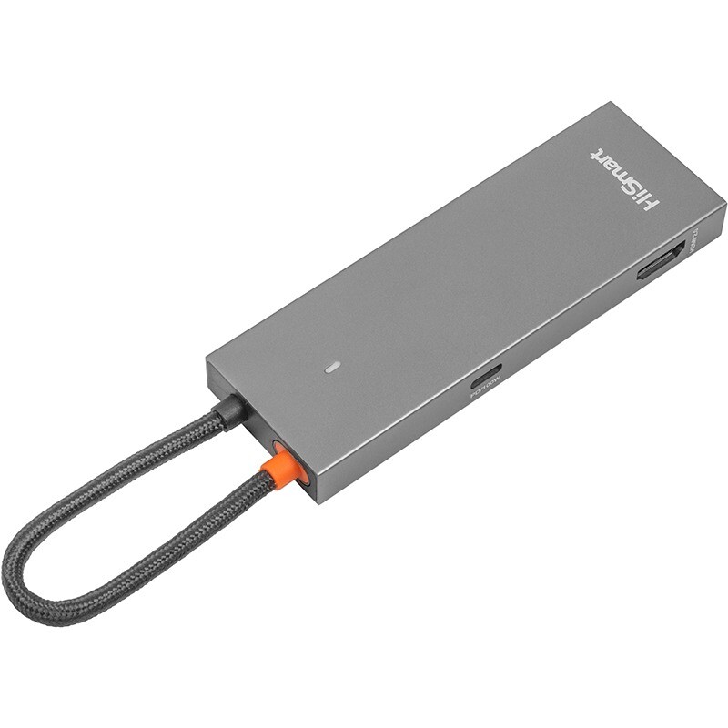 Концентратор USB Type-C HiSmart Grey (CA913459)