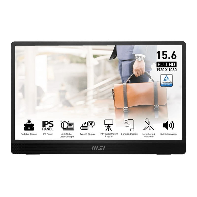 Монітор портативний MSI 15.6" PRO MP161 E2 IPS Black