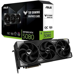 Видеокарта GF RTX 5080 16GB GDDR7 TUF Gaming OC Asus (TUF-RTX5080-O16G-GAMING)