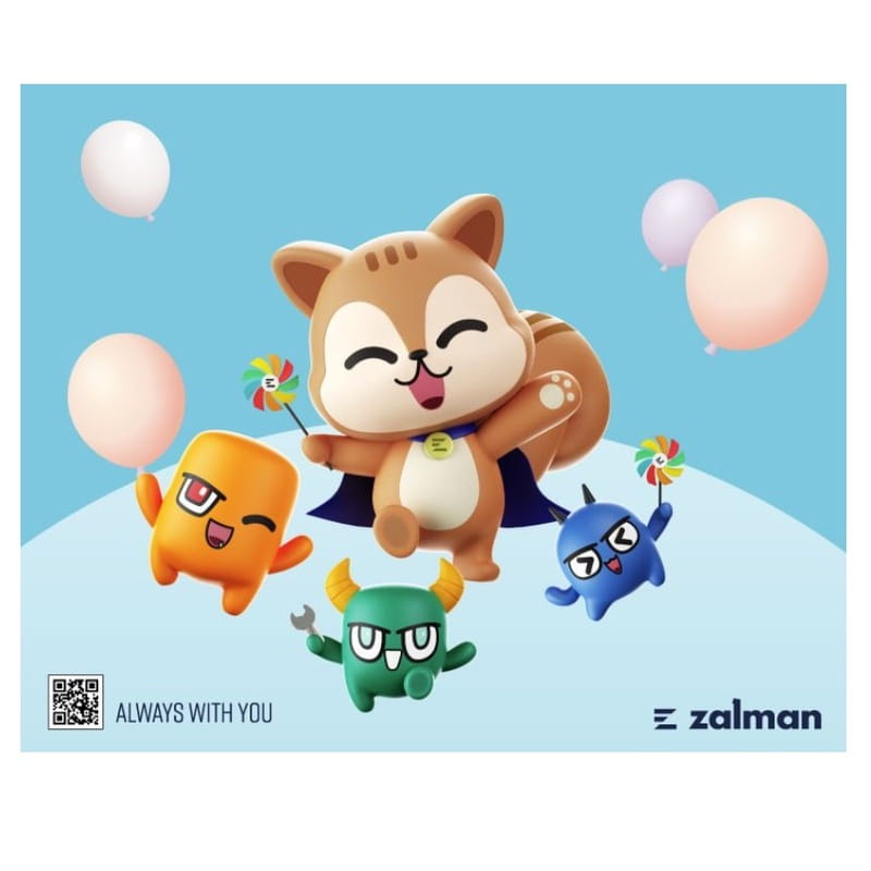 Игровая поверхность Zalman MP2 A Small, (260x210мм), разноцветная (ZM-MP2A)_акция