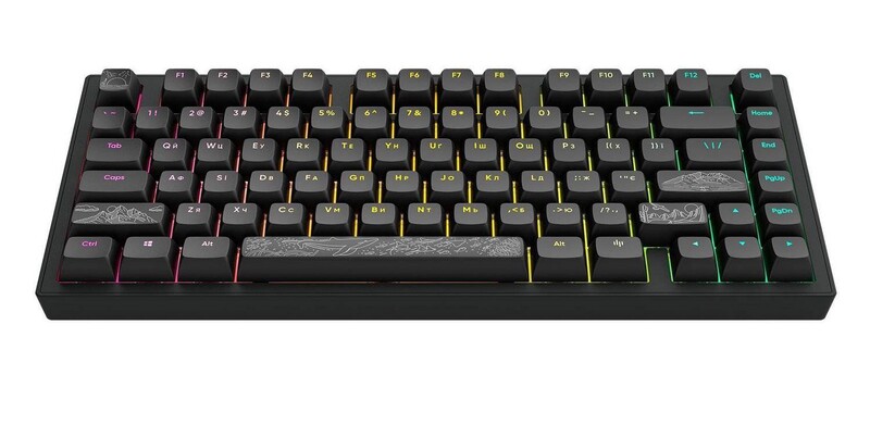 Клавиатура Dark Project ALU81 Terra Nostra Black (DPKB_NOSTRA_81_ANSI_BLACK_UA)