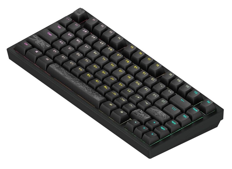Клавиатура Dark Project ALU81 Terra Nostra Black (DPKB_NOSTRA_81_ANSI_BLACK_UA)