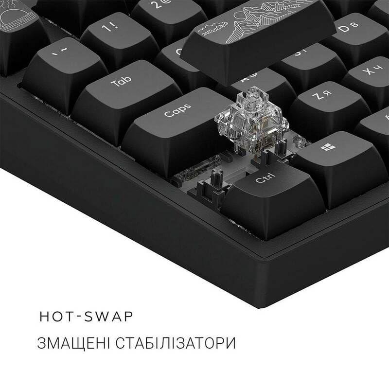 Клавіатура Dark Project ALU81 Terra Nostra Black (DPKB_NOSTRA_81_ANSI_BLACK_UA)