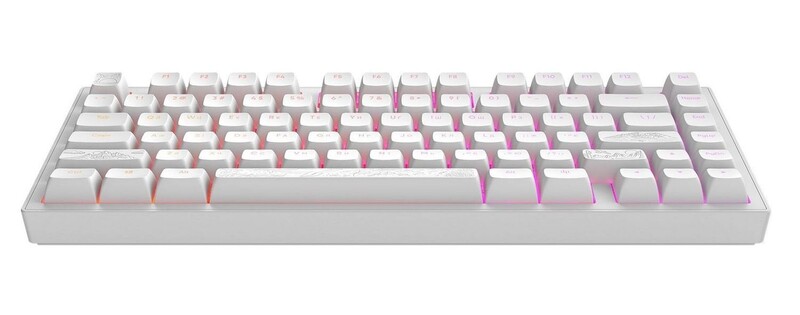 Клавиатура Dark Project ALU81 Terra Nostra White (DPKB_NOSTRA_81_ANSI_WHITE_UA)