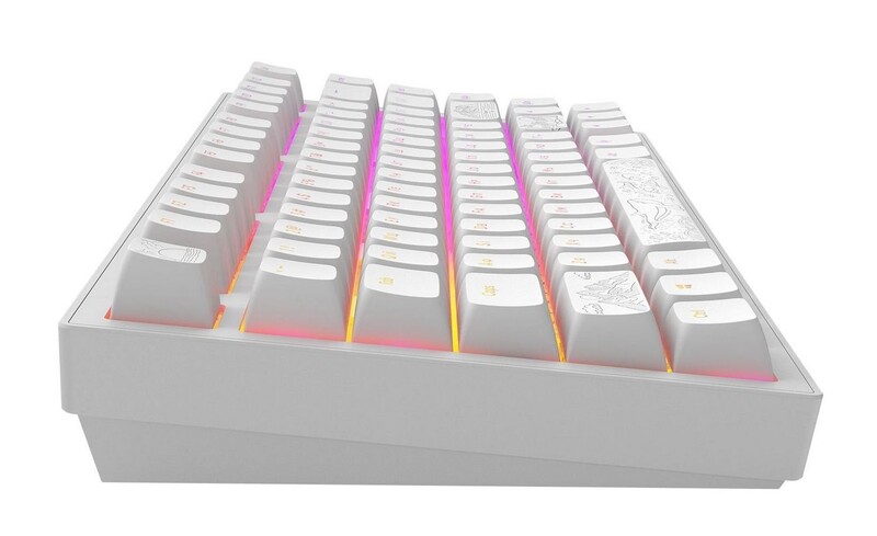 Клавиатура Dark Project ALU81 Terra Nostra White (DPKB_NOSTRA_81_ANSI_WHITE_UA)