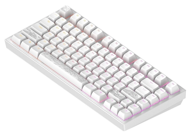 Клавиатура Dark Project ALU81 Terra Nostra White (DPKB_NOSTRA_81_ANSI_WHITE_UA)
