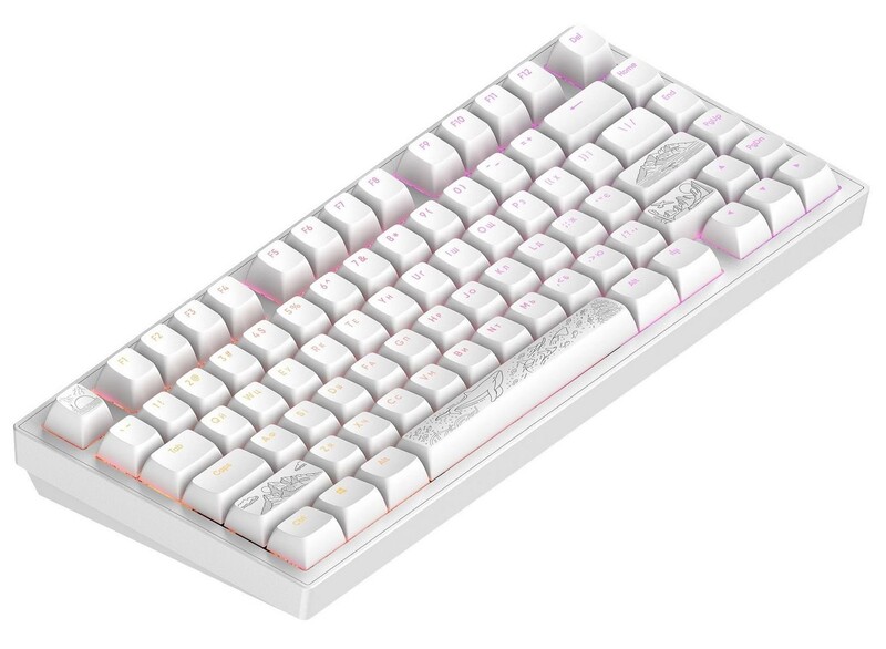 Клавиатура Dark Project ALU81 Terra Nostra White (DPKB_NOSTRA_81_ANSI_WHITE_UA)