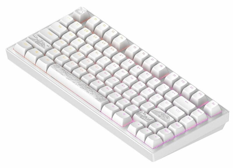 Клавіатура Dark Project ALU81 Terra Nostra White (DPKB_NOSTRA_81_ANSI_WHITE_UA)