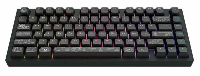 Клавиатура Dark Project ALU81 Terra Nova Black (DPKB_NOVA_81_ANSI_BLACK_UA)