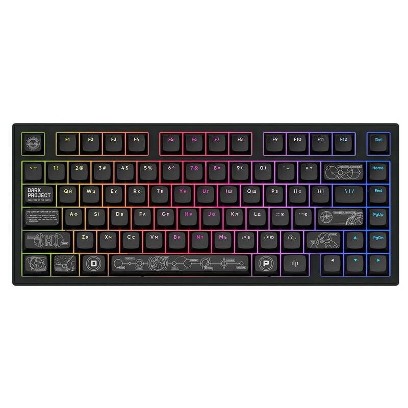 Клавиатура Dark Project ALU81 Terra Nova Black (DPKB_NOVA_81_ANSI_BLACK_UA)