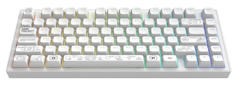 Клавиатура Dark Project ALU81 Terra Nova White (DPKB_NOVA_81_ANSI_WHITE_UA)