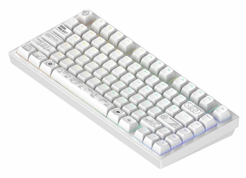 Клавиатура Dark Project ALU81 Terra Nova White (DPKB_NOVA_81_ANSI_WHITE_UA)