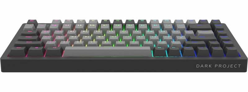 Клавиатура Dark Project KD83A Gateron Cap Teal Black/Grey (KB-GCT-871-100004)