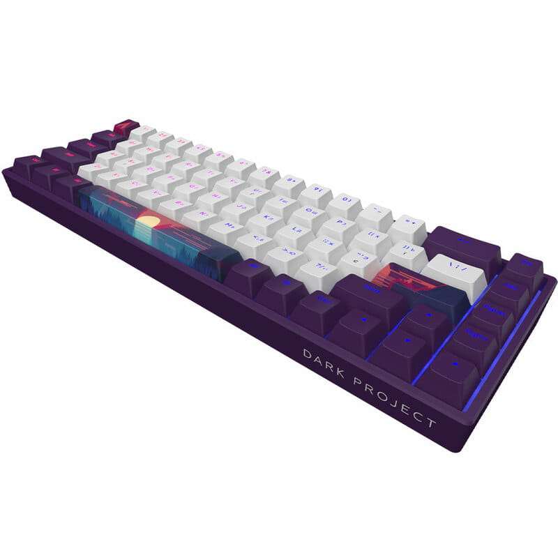 Клавіатура Dark Project Sunrise 68 ANSI RGB Violet/White (DPP68_GSH_SUNR_ANSI_UA)