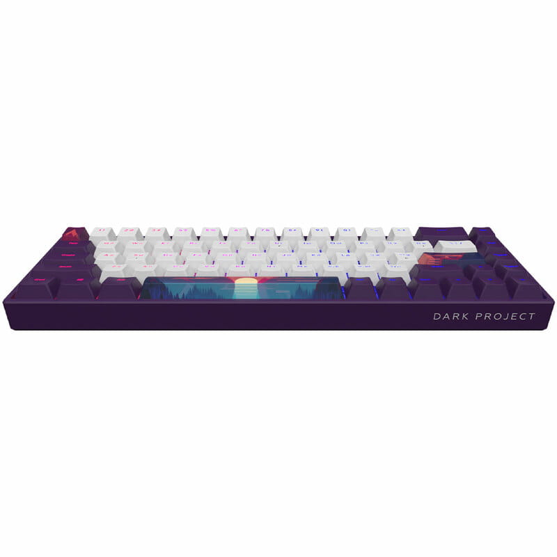 Клавіатура Dark Project Sunrise 68 ANSI RGB Violet/White (DPP68_GSH_SUNR_ANSI_UA)