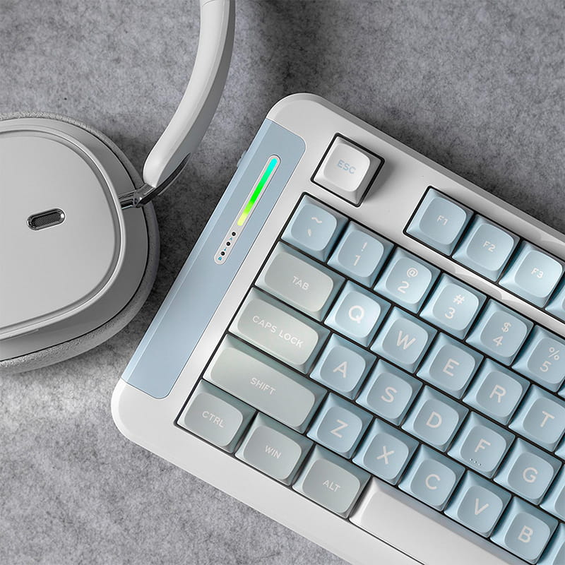 Клавіатура бездротова MCHOSE X75 Blue/Grey (MC-X75-18)