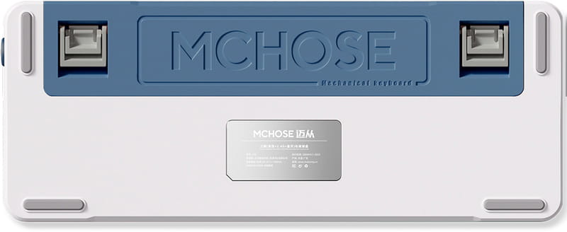 Клавіатура бездротова MCHOSE X75 Navy Blue (X75-3A)