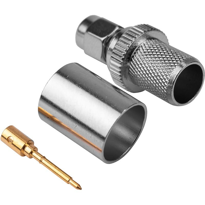 Роз`єм обтискний для кабелю HiSmart LMR-400 SMA-male (TV991167)