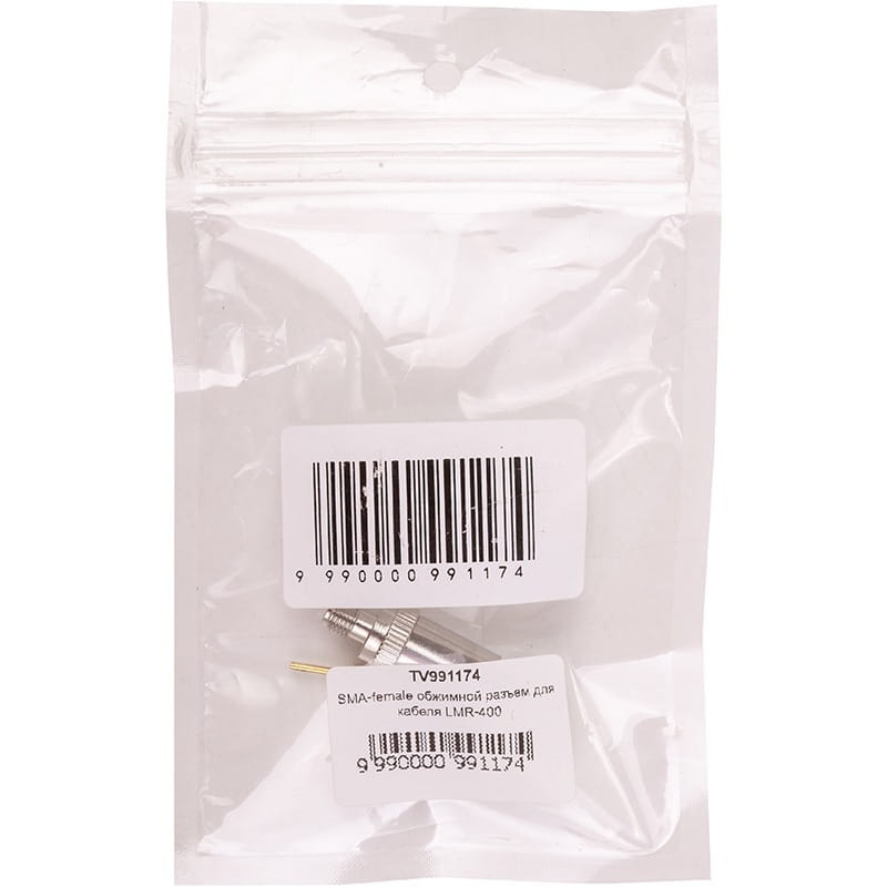 Роз`єм обтискний для кабелю HiSmart LMR-400 SMA-female (TV991174)
