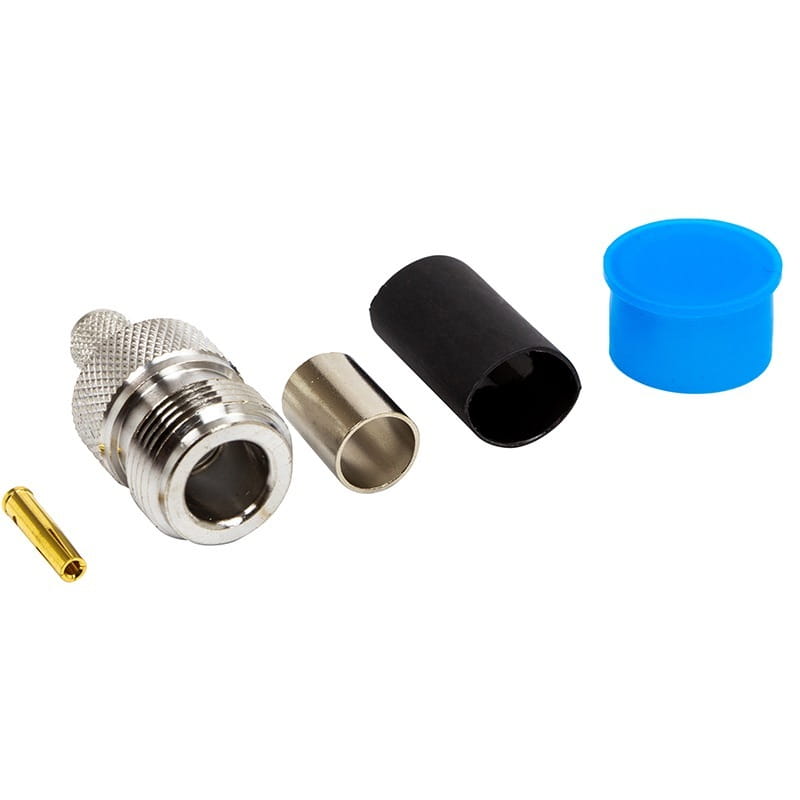 Роз`єм обтискний для кабелю HiSmart RG6 N-female (TV991297)