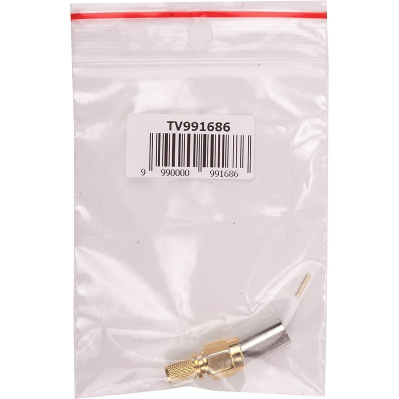 Роз`єм обтискний для кабелю HiSmart RG58 RPSMA-male (TV991686)